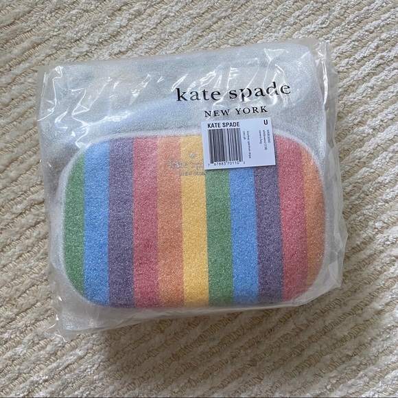 NWT Kate Spade Kourtney rainbow stripe camera bag - Picture 10 of 11